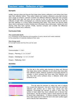 Teacher notes