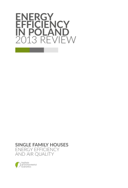 energy efficiency in poland 2013 review