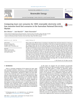 Comparing least cost scenarios for 100% renewable electricity with