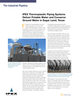 The Industrial Pipeline IPEX Thermoplastic Piping Systems Deliver