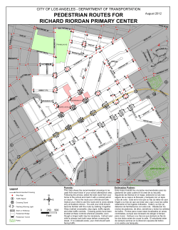 richard riordan primary center pedestrian routes for