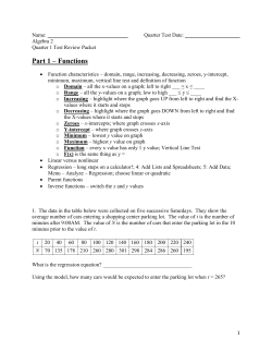 Part 2 &ndash; Piecewise Functions and Absolute Value