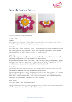 Brighter Futures knitting pattern