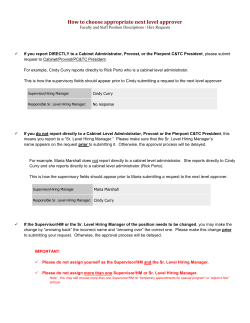 How to choose appropriate next level approver