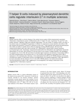 T helper 9 cells induced by plasmacytoid dendritic cells regulate