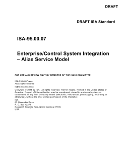 Alias Service Model