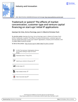 Trademark or patent? The effects of market concentration, customer