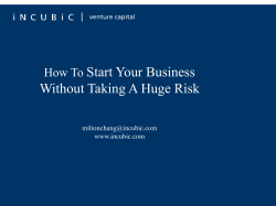 Companies I Started/Incubated