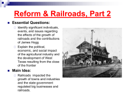 The ICC set rules for interstate railroads that