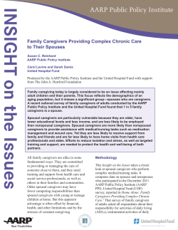 Family Caregivers Providing Complex Chronic Care to Their