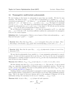 14 Nonnegative multivariate polynomials