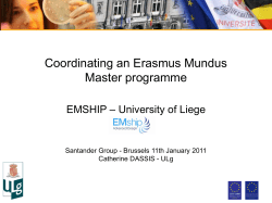 Catherine Dassis - SGroup European Universities` Network