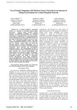 Use of Cloud Computing with Wireless Sensor
