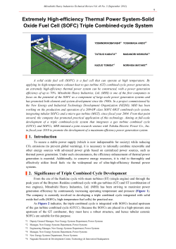 (SOFC) Triple Combined-cycle System