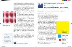 Falls Church City Budget and Spending