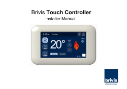 Brivis Touch Controller