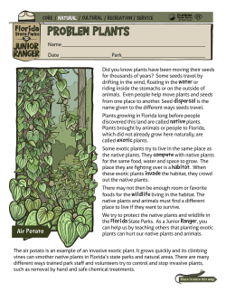 Problem Plants - Florida State Parks