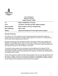 red light cameras in Kingston