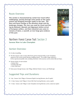 Northern Forest Canoe Trail: Section 3
