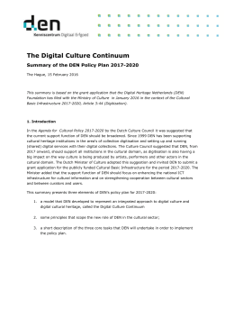 The Digital Culture Continuum