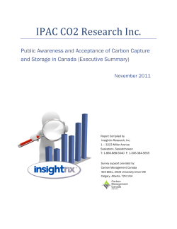 IPAC CO2 Research Inc. - CMC Research Institutes