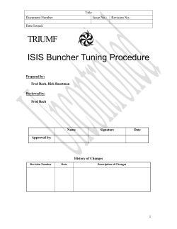 ISIS Buncher - Baartman`s computer at TRIUMF