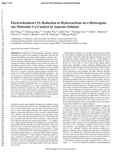 Electrochemical CO2 Reduction to