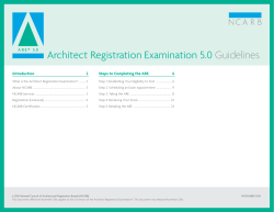ARE 5.0 Guidelines