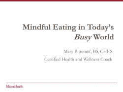 Mindful Eating