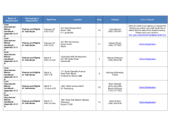 Basis of Requirement Terminology in Requirement Date/Time