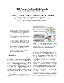 AFET: Automatic Fine-Grained Entity Typing by