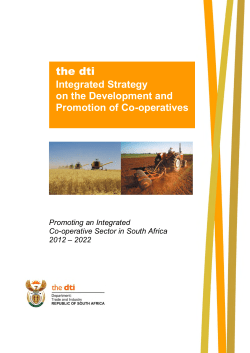 chapter two: situational analysis of cooperatives in south
