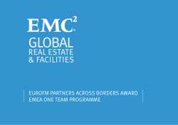 eurofm partners across borders award emea one team programme