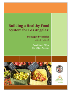 Building a Healthy Food System for Los Angeles: