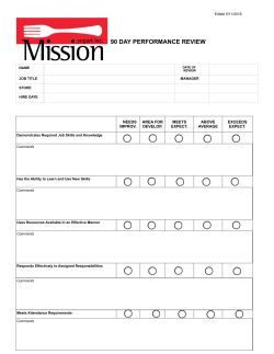 90 Day Review - Mission Yogurt Inc.