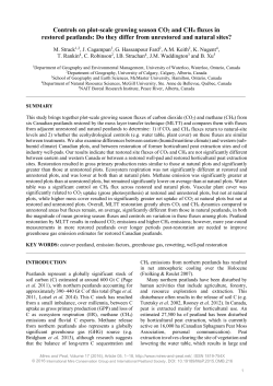 Controls on plot-scale growing season CO2 and