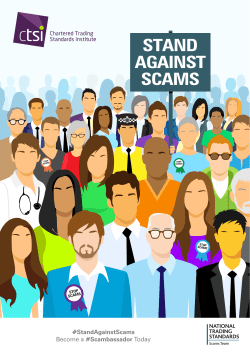 Stand Against Scams - Trading Standards Institute