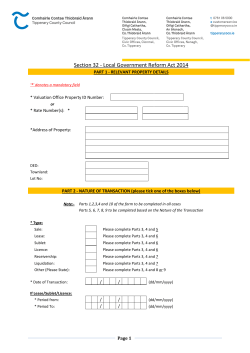 Section 32 - Tipperary County Council