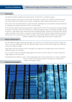 Technical Bulletin - Reflected Image Distortion in