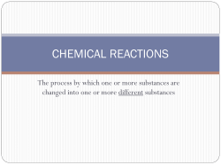 CHEMICAL EQUATIONS