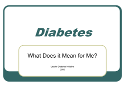 Diabetes - Dirk Family Pharmacy