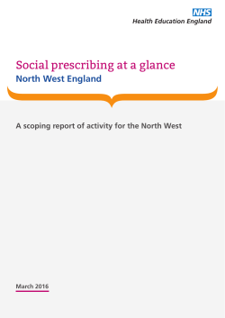 Social prescribing at a glance