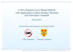 A New Quantum Lower-Bound Method, with Applications to Direct