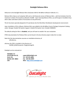 Datalight Reliance Nitro