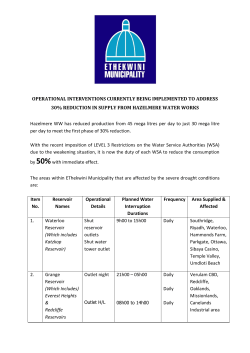 Water Restrictions Notice Hazelmere