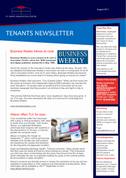 Business Weekly follows its roots Altacor offers TLC for eyes