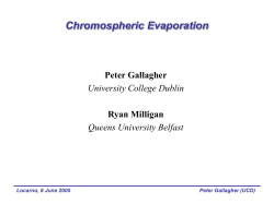 Locarno, 8 June 2005 CDS and TRACE