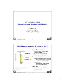 (BJT): physics - Inst.eecs.berkeley.edu