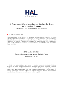 A Branch-and-Cut Algorithm for Solving the Team Orienteering