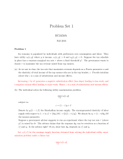 Problem Set 1